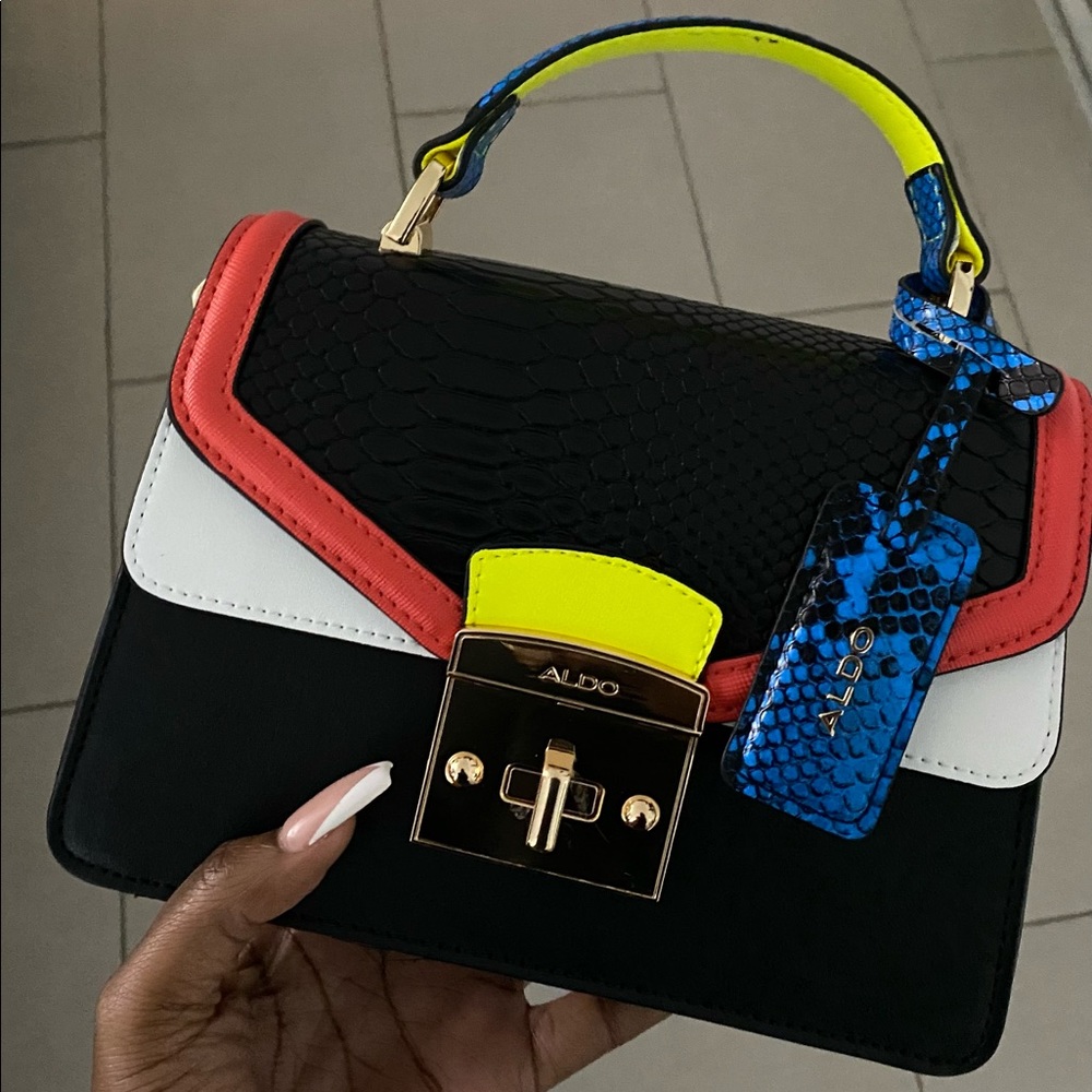 Neon multi colored Aldo handbag